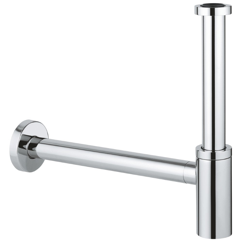 Grohe Sifon estetic lavoar, ornament glisant, crom
