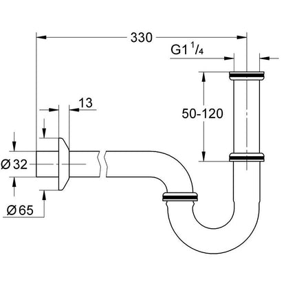 Grohe Sifon estetic pentru bideu