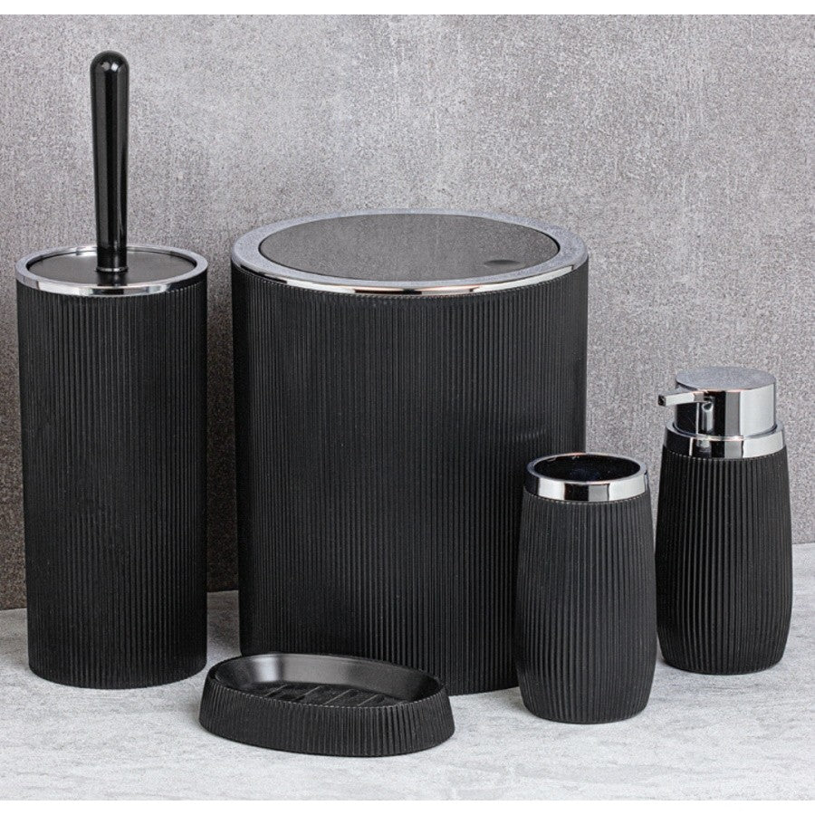 Bemeta Home Set de accesorii 5 in 1, negru