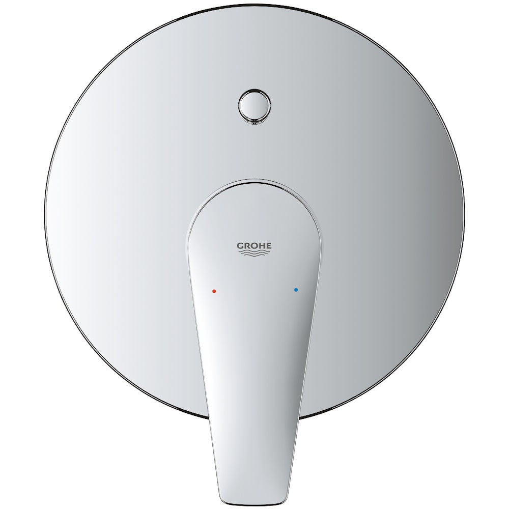 Grohe BauEdge Baterie cada dus monocomanda incastrata, set complet
