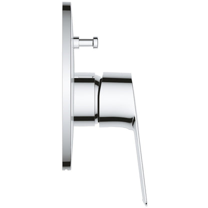 Grohe BauLoop Baterie cada dus incastrata, crom