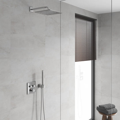 Grohe Grohtherm SmartControl Baterie dus cu termostat cu 2 iesiri, patrata, crom