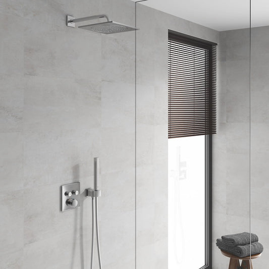 Grohe Grohtherm SmartControl Baterie dus cu termostat cu 2 iesiri, patrata, crom