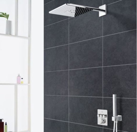 Grohe Grohtherm SmartControl Baterie dus cu termostat cu 3 iesiri, patrata