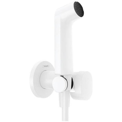 Hansgrohe Dus igienic cu furtun si suport S, alb mat
