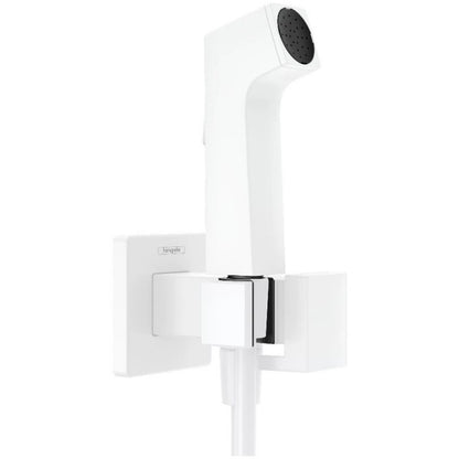 Hansgrohe Dus igienic cu furtun si suport E, alb mat