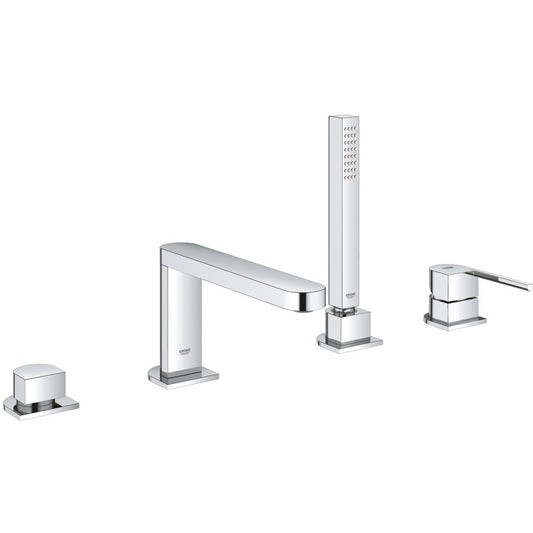 Grohe Plus Baterie cada dus monocomanda cu set dus, 4 orificii, crom