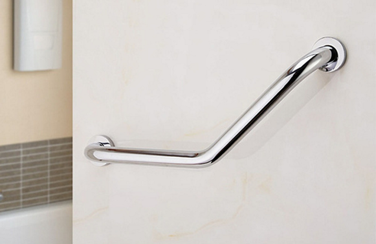 Bemeta Help Bara de sprijin in unghi de 120°, 66 cm, inox