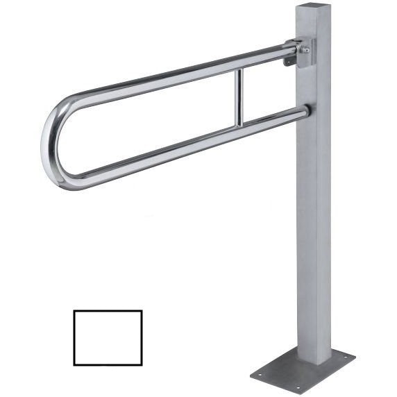 Bemeta Help Bara de sprijin rabatabila freestanding 75 cm, alb
