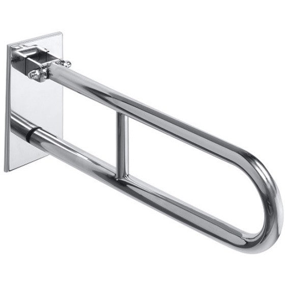 Bemeta Help Bara de sprijin rabatabila 85 cm, inox lucios, montaj ascuns