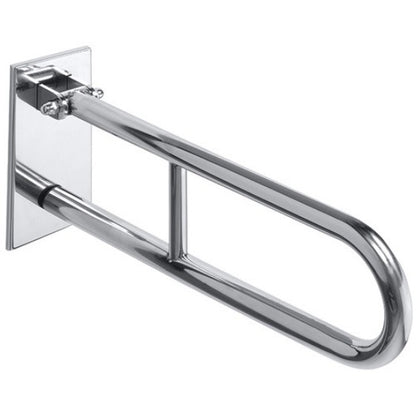 Bemeta Help Bara de sprijin rabatabila 90 cm, inox lucios, montaj ascuns