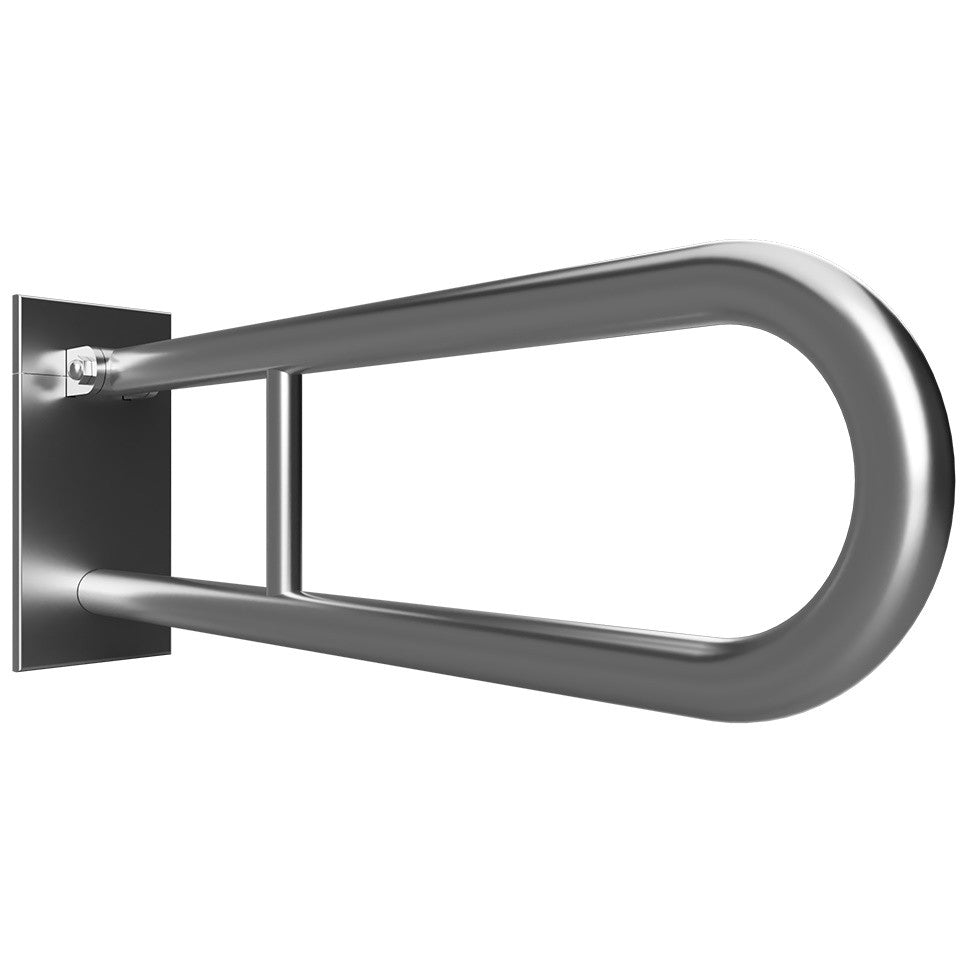 Bemeta Help Bara de sprijin rabatabila 90 cm, inox mat, montaj ascuns