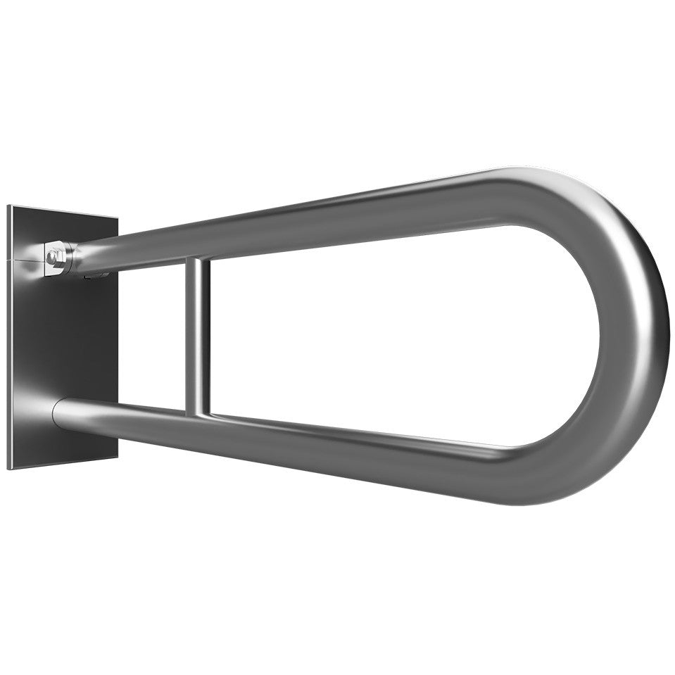 Bemeta Help Bara de sprijin rabatabila 81 cm, inox mat, montaj ascuns