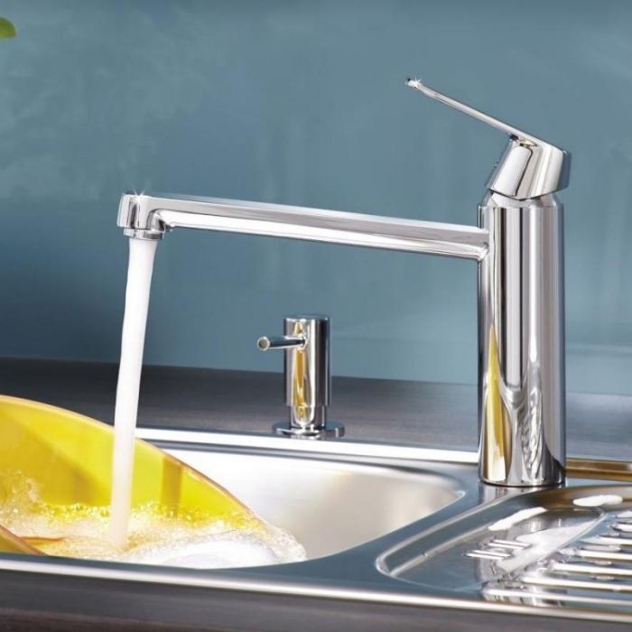 Grohe Eurosmart Cosmopolitan Baterie chiuveta bucatarie monocomanda H21 cm, crom