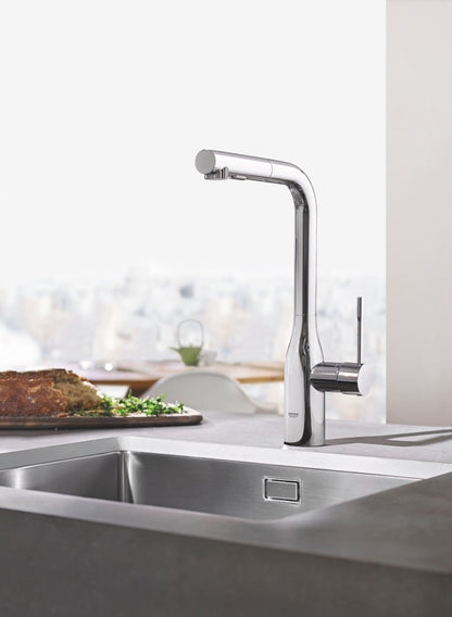 Grohe Essence Baterie chiuveta bucatarie cu dus extractibil, crom