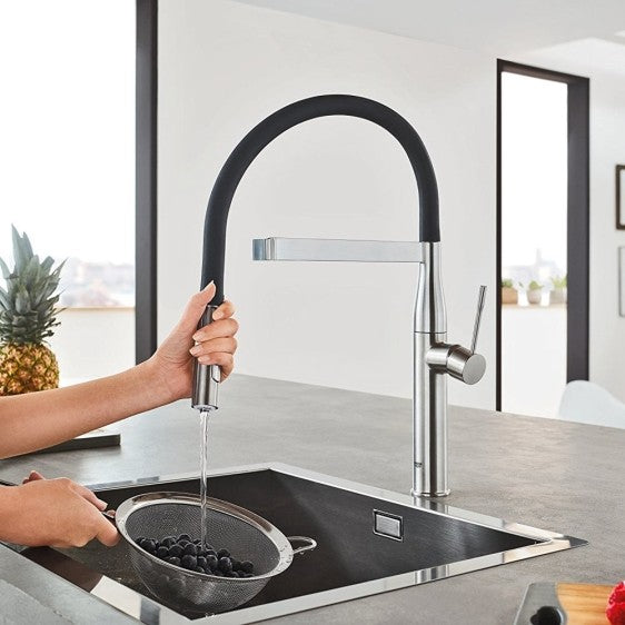 Grohe Essence Baterie chiuveta bucatarie cu dus extractibil, crom