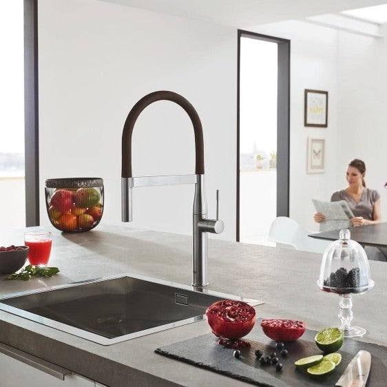 Grohe Essence Baterie chiuveta bucatarie cu dus extractibil, crom