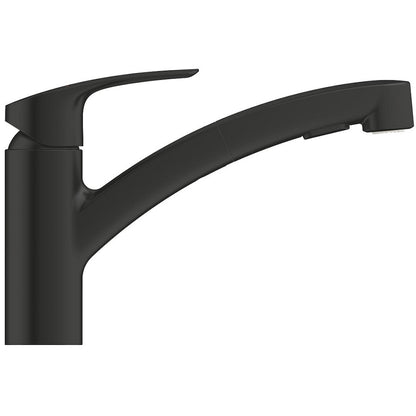 Grohe Eurosmart Baterie bucatarie monocomanda cu dus extractibil, negru mat