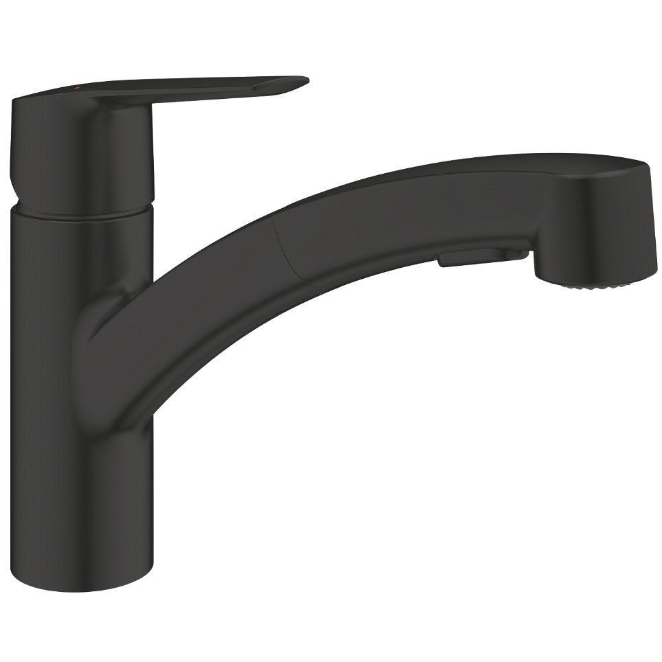 Grohe Start Baterie bucatarie monocomanda cu dus extractibil, negru mat