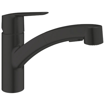 Grohe Start Baterie bucatarie monocomanda cu dus extractibil, negru mat