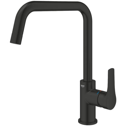 Grohe Eurosmart Baterie bucatarie monocomanda inalta, negru mat