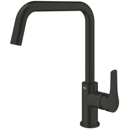 Grohe Eurosmart Baterie bucatarie monocomanda inalta, negru mat