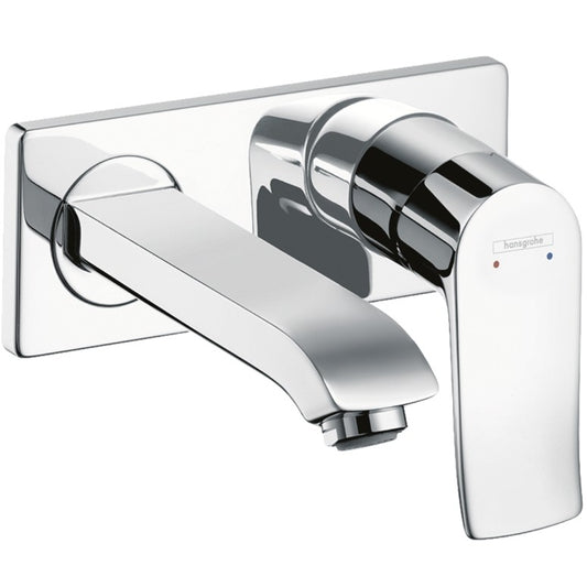 Baterie lavoar incastrata Hansgrohe Metris, pipa 16 cm