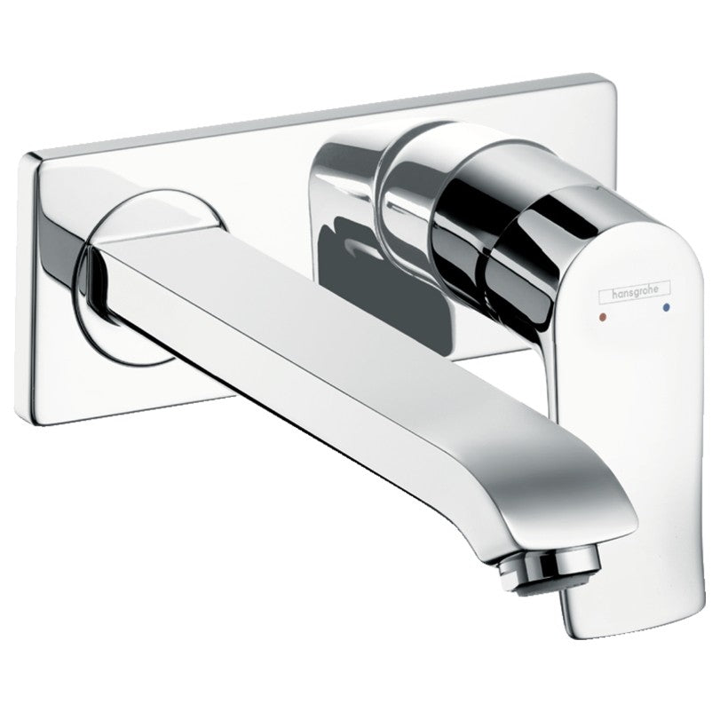 Baterie chiuveta baie incastrata Hansgrohe Metris, pipa 22 cm