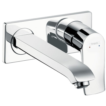 Baterie chiuveta baie incastrata Hansgrohe Metris, pipa 22 cm