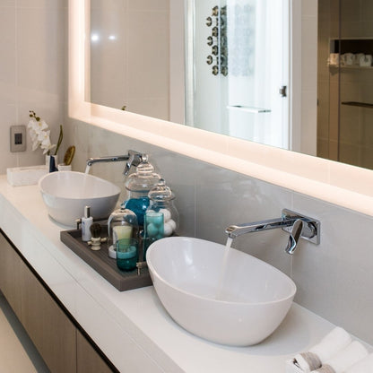Baterie chiuveta baie incastrata Hansgrohe Metris, pipa 22 cm