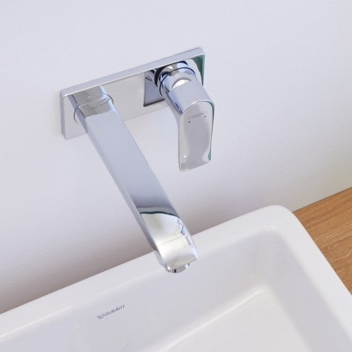 Baterie chiuveta baie incastrata Hansgrohe Metris, pipa 22 cm