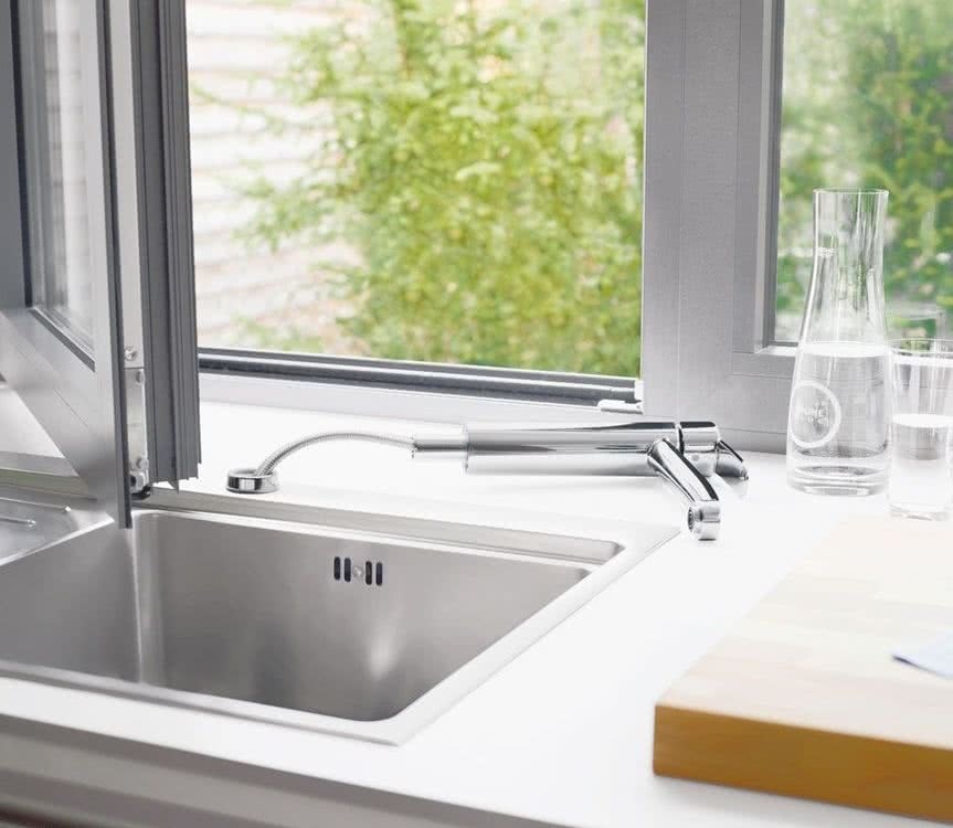 Grohe Concetto Baterie chiuveta bucatarie monocomanda, montaj sub fereastra