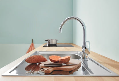 Grohe BauLoop Zero Baterie chiuveta bucatarie monocomanda H33 cm