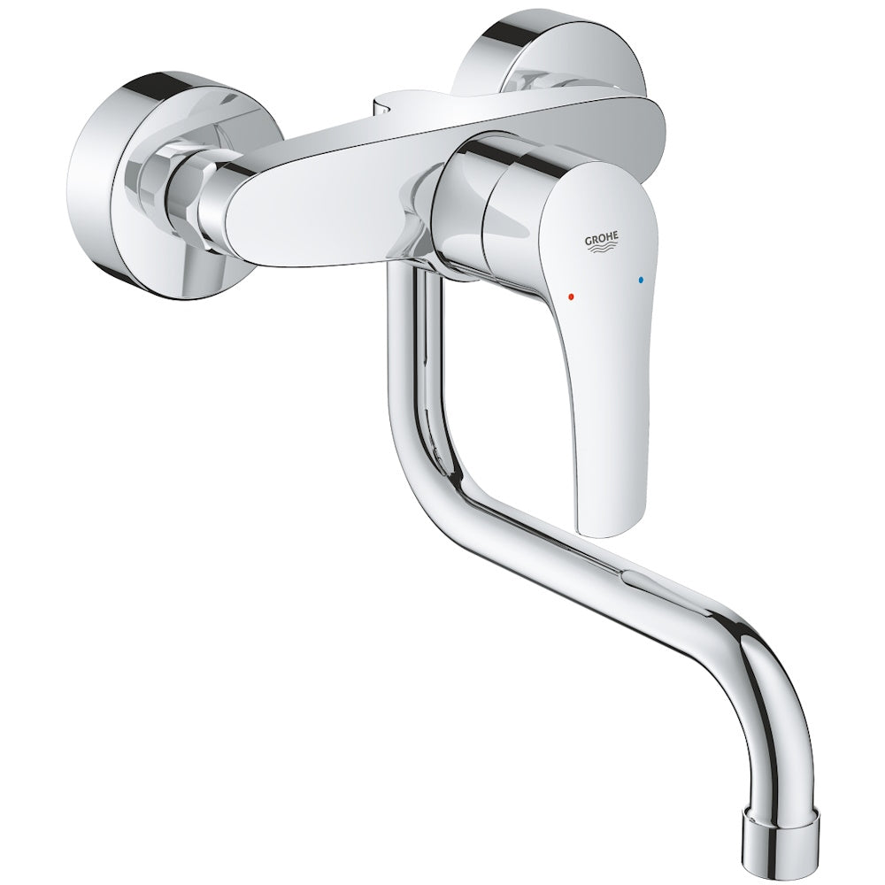 Grohe Eurosmart Baterie chiuveta bucatarie monocomanda, montaj pe perete