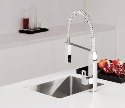 Grohe Eurocube Baterie chiuveta bucatarie monocomanda cu dus extractibil, crom
