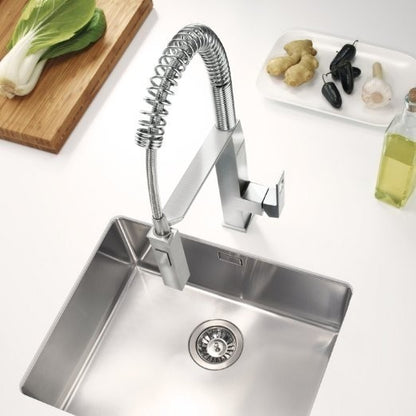 Grohe Eurocube Baterie chiuveta bucatarie monocomanda cu dus extractibil, crom