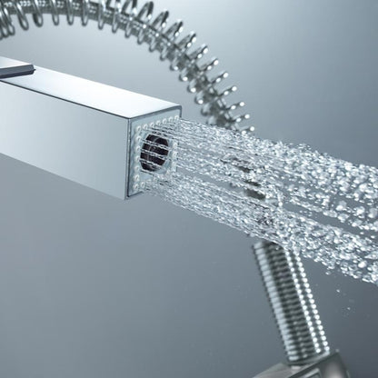 Grohe Eurocube Baterie chiuveta bucatarie monocomanda cu dus extractibil, crom