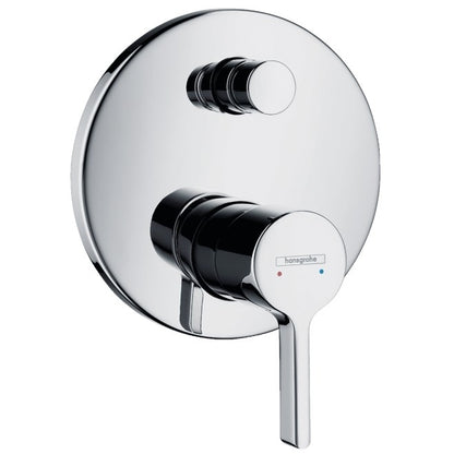 Hansgrohe Metris S Baterie cada dus monocomanda incastrata, securizata