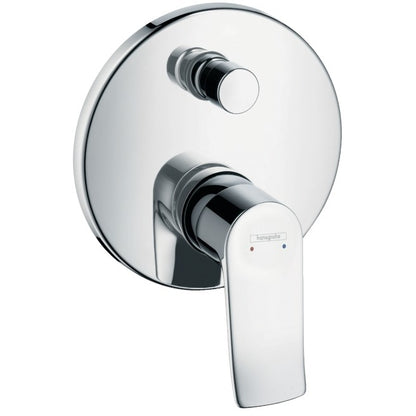 Hansgrohe Metris Baterie cada dus monocomanda incastrata rotunda
