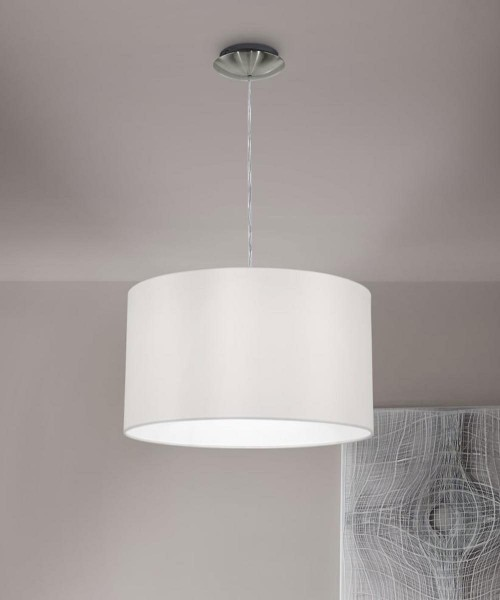 Eglo Pasteri Pendul 1x60W, ø380, alb