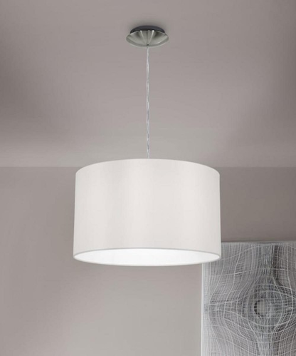 Eglo Pasteri Pendul 1x60W, ø380, alb