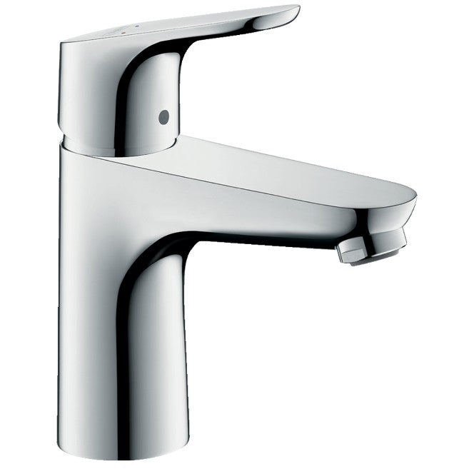 Baterie lavoar Hansgrohe Focus 100, cu ventil metalic pop-up