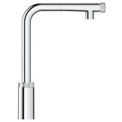 Grohe Minta Baterie chiuveta bucatarie cu dus extractibil si buton SmartControl, crom