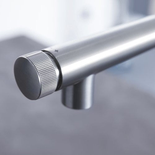 Grohe Minta Baterie chiuveta bucatarie cu dus extractibil si buton SmartControl, crom