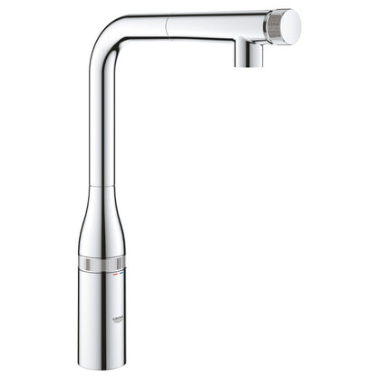 Grohe Essence Baterie chiuveta bucatarie cu dus extractibil si buton SmartControl, crom