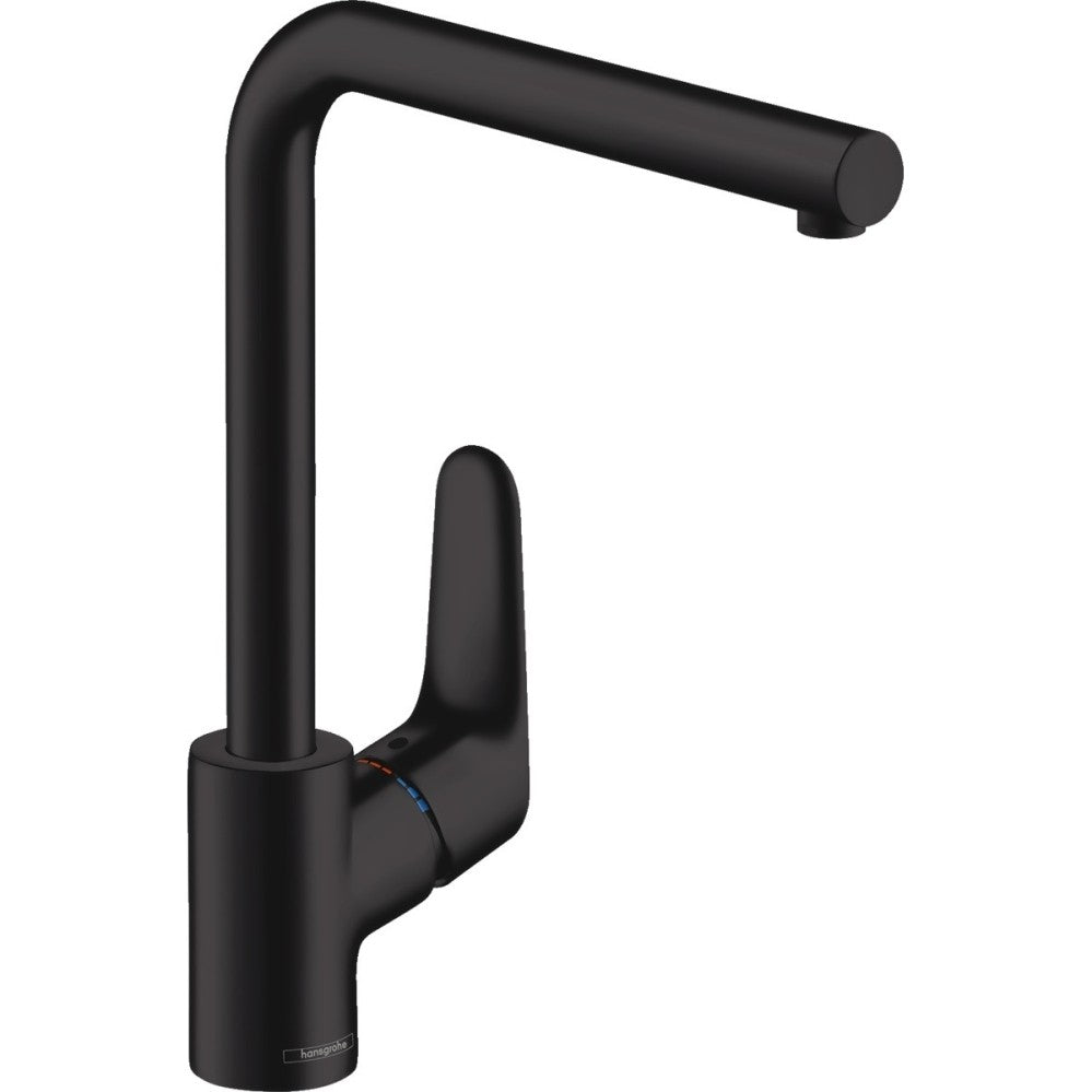 Hansgrohe Focus 280 Baterie chiuveta bucatarie monocomanda, negru mat