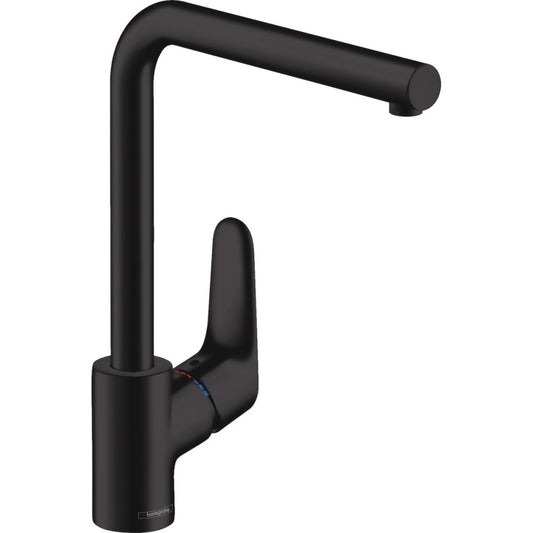 Hansgrohe Focus 280 Baterie chiuveta bucatarie monocomanda, negru mat