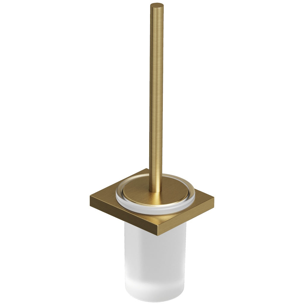 Kludi Vela C Perie WC cu montaj pe perete, auriu periat (brushed gold PVD)