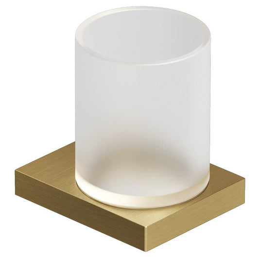 Kludi Vela C Pahar cu suport, auriu periat (brushed gold PVD)