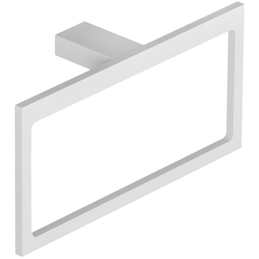 Kludi Vela C Suport prosop baie inel, alb mat